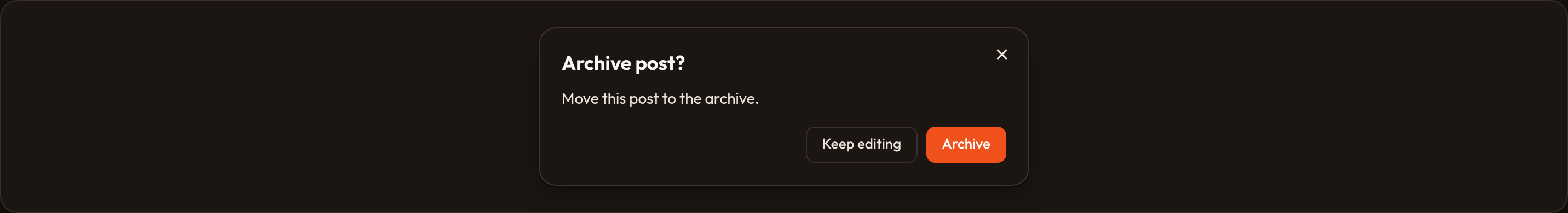 Orbit Action modal labels (dark)
