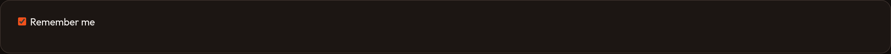 Orbit Inline label (dark)