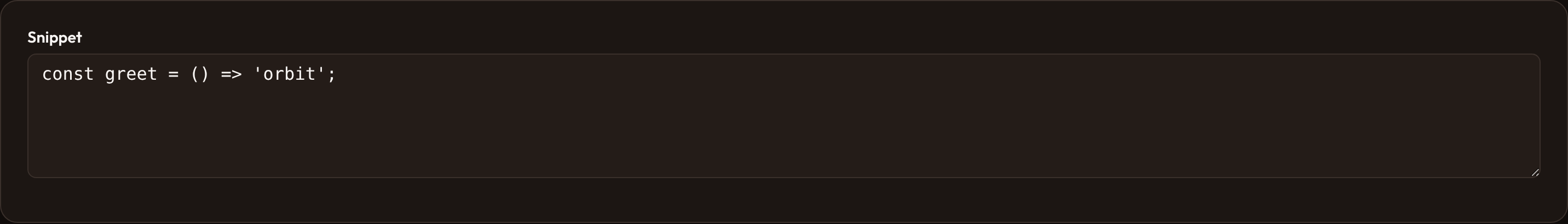 Orbit Language attribute (dark)