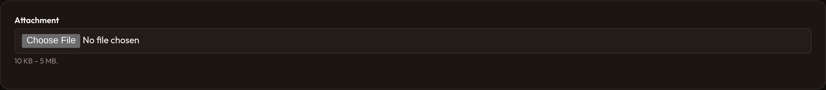 Orbit Size limits (dark)