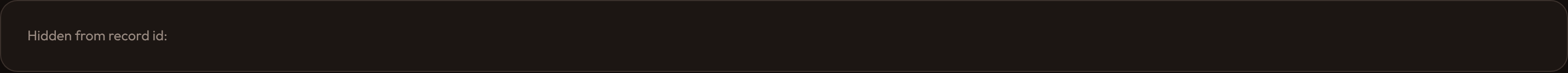 Orbit From record context (dark)