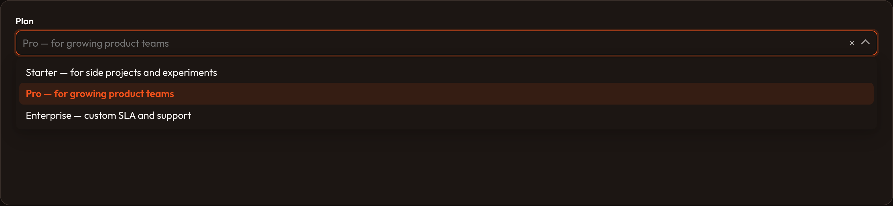 Orbit Wrapping option labels (dark)