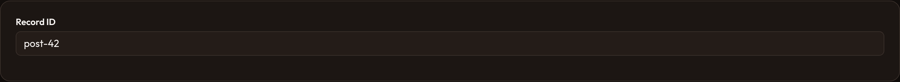 Orbit Readonly (dark)