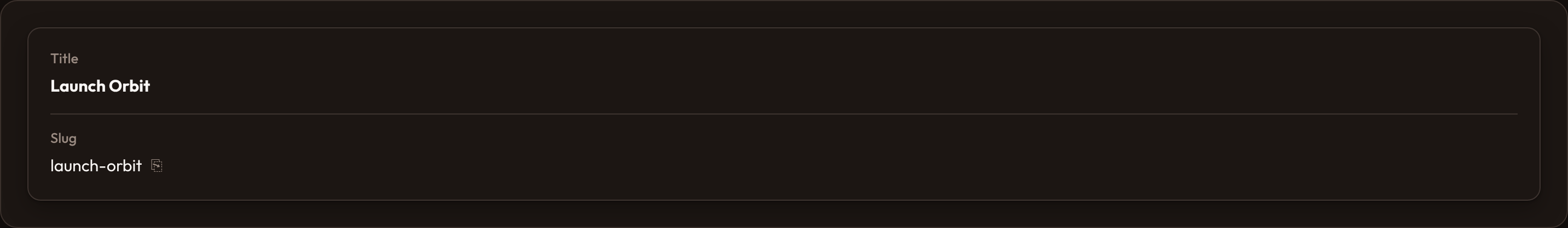 Orbit Infolist extra attributes (dark)
