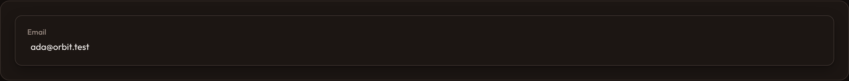Orbit Text entry icon (dark)