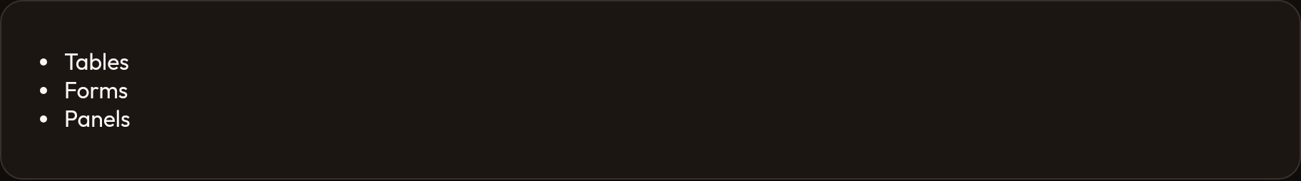 List prime (dark)