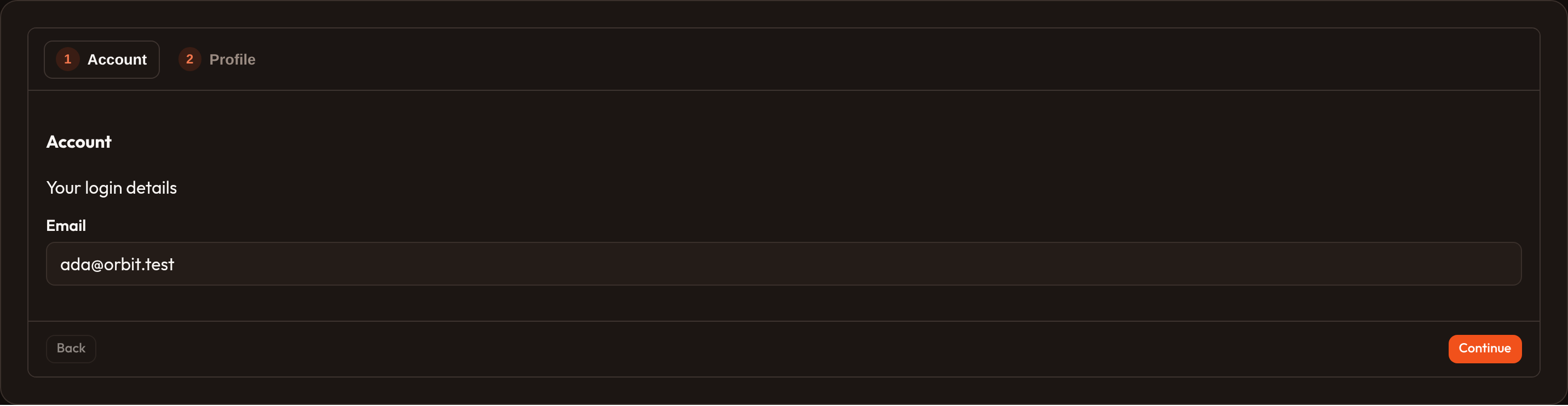 Orbit Wizard with descriptions (dark)