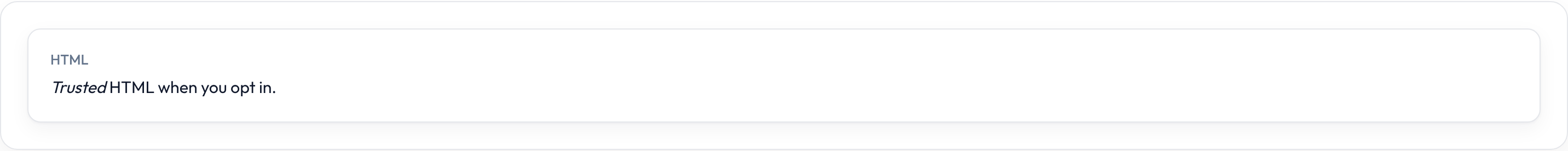 Orbit Text entry html (light)