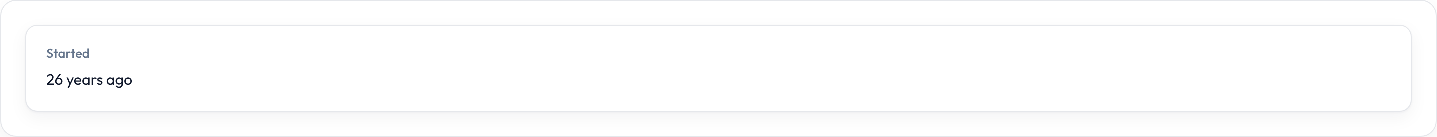 Orbit Text entry since (light)