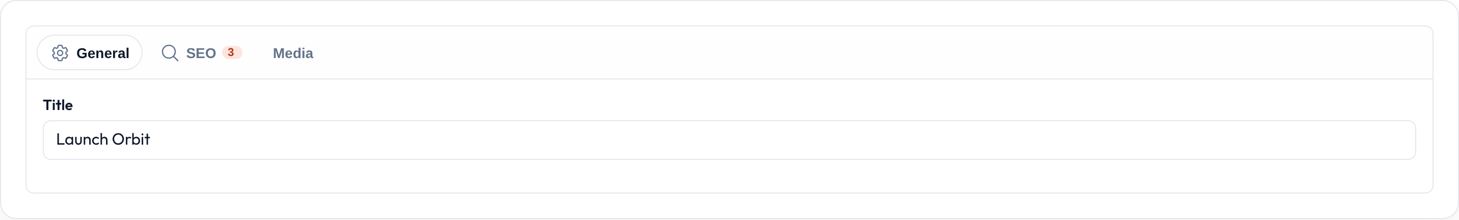 Tabs overview (light)