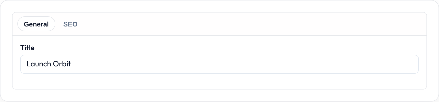 Basic tabs (light)