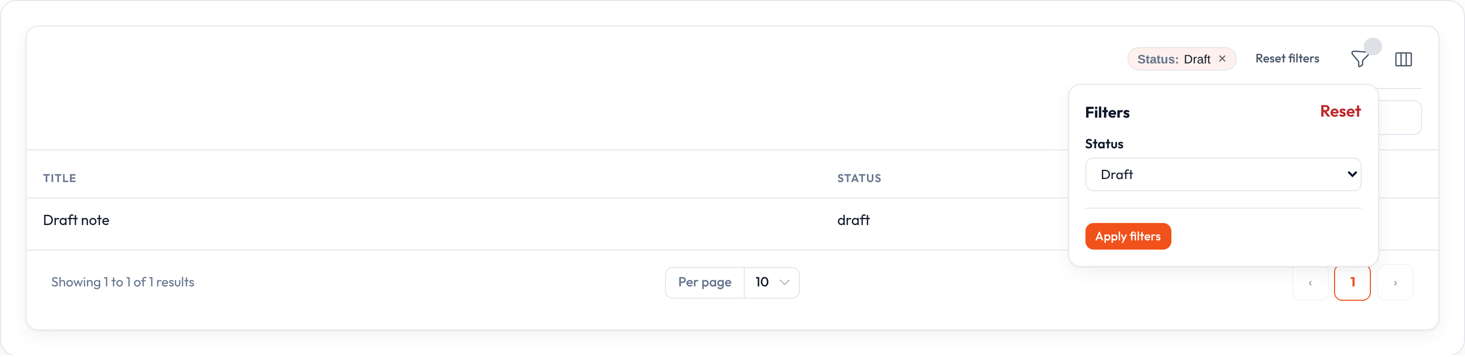 Deferred filters (light)