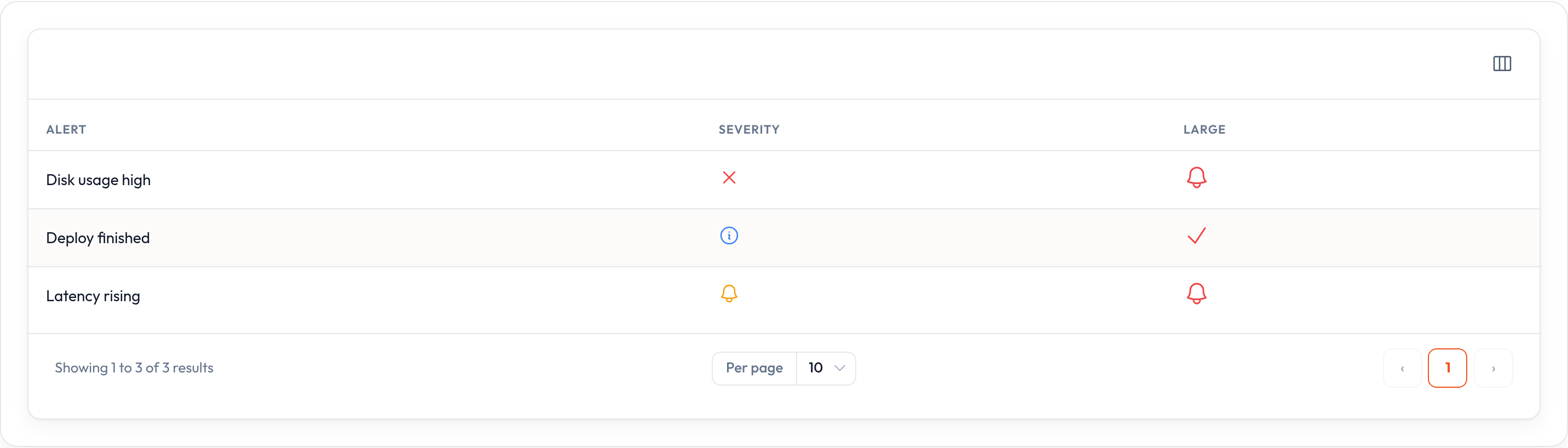 Icon colors and sizes (light)