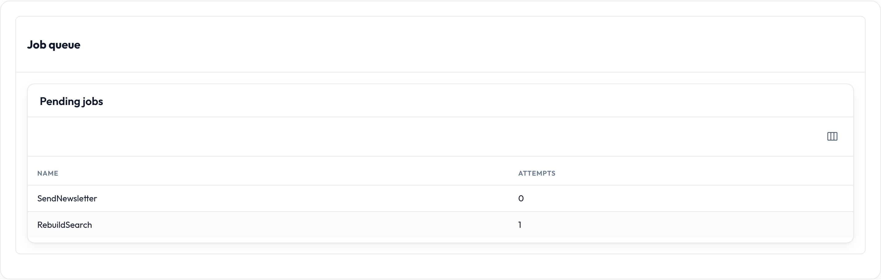 Orbit Table widget config (light)
