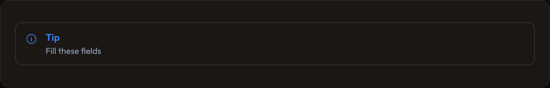 Callout (dark)
