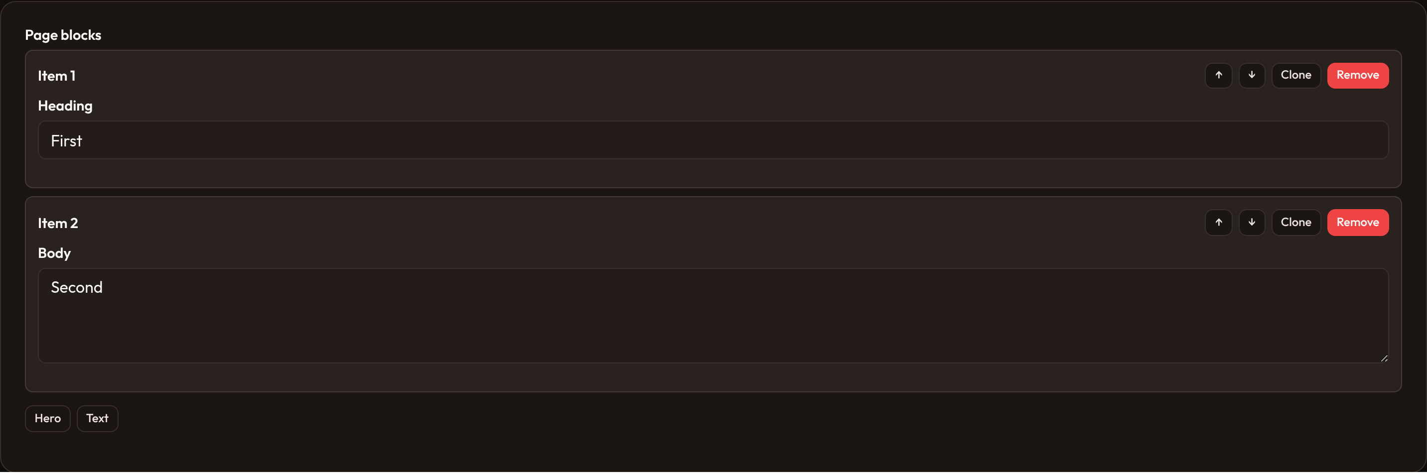 Orbit Shared repeater controls (dark)