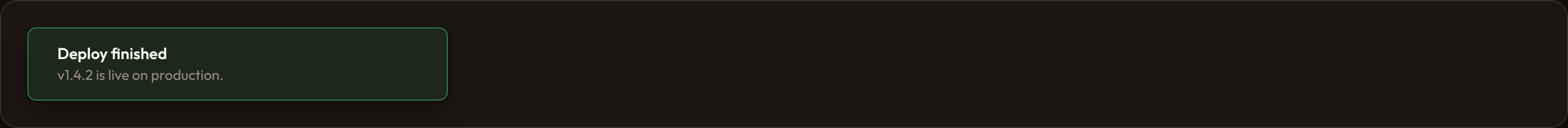 Orbit Broadcast notifications (dark)
