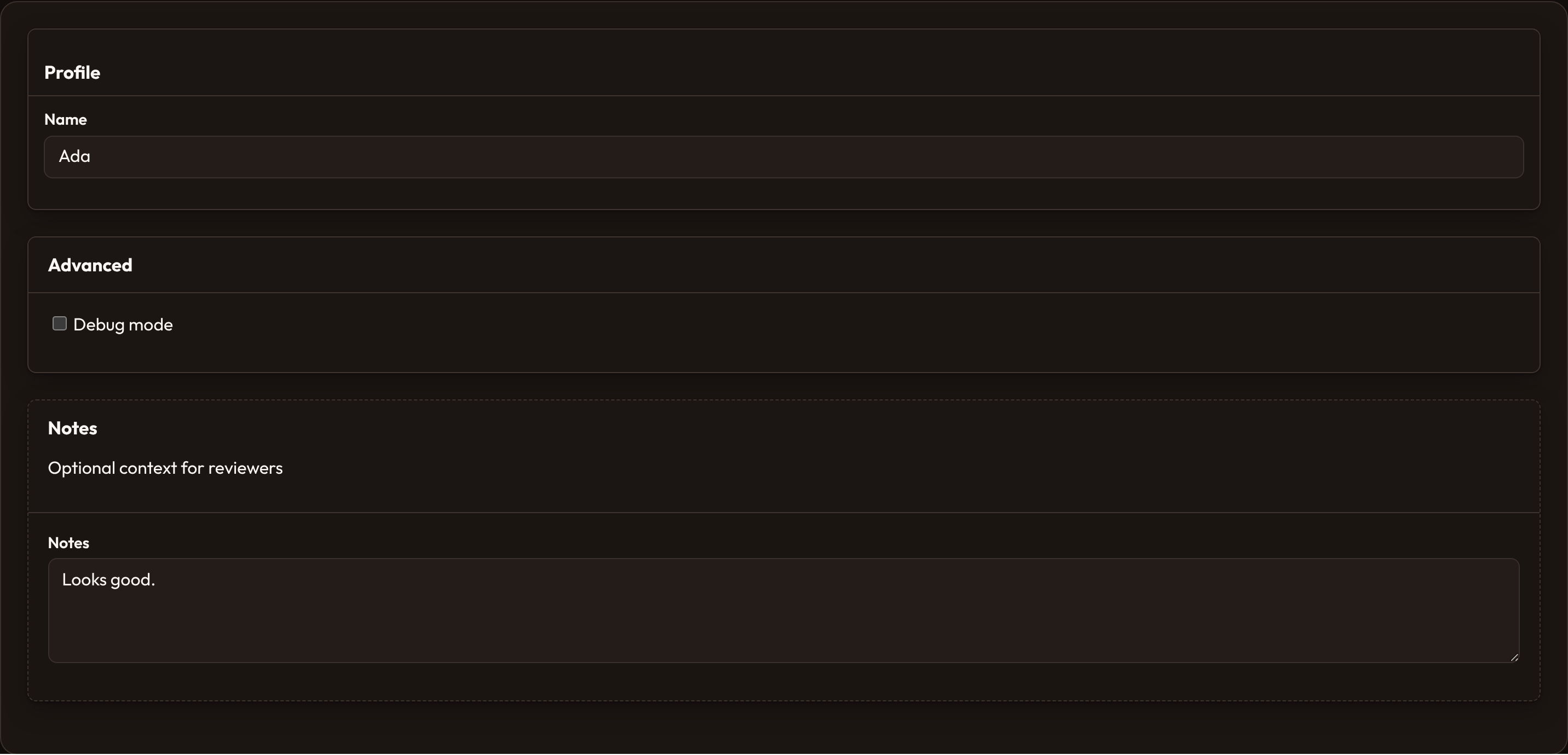 Section (dark)