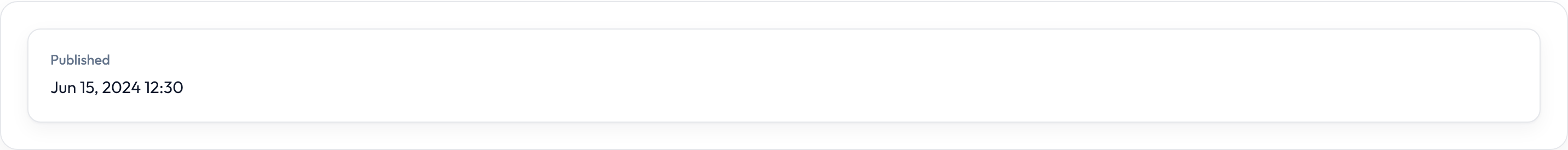Orbit Text entry date (light)