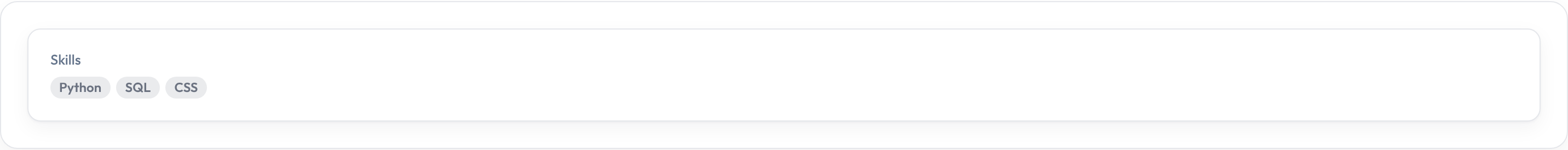 Orbit Text entry separator (light)